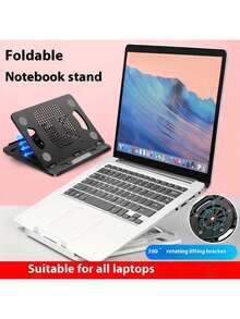Giá đỡ laptop và máy tính bảng điều chỉnh 360° tiện dụng - Giá đỡ chống trượt có thể gập lại, tản nhiệt tốt, phù hợp cho máy tính bảng/laptop/điện thoại - Phiên bản xuyên biên giới - Nhiều màu - Xem 4