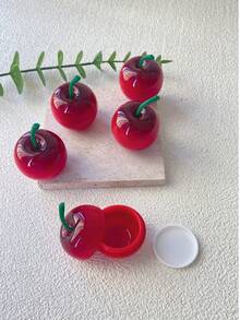 1/5个 8克 护肤水果樱桃空罐 眼霜 面部 身体 霜 容器 唇膏容器，便宜，圣诞礼物，化妆品，化妆工具，廉价商品，礼物，女士礼物，圣诞礼物 - 彩色 - 查看 5