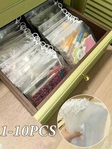 Clothes, Underwear & Toiletries Waterproof Travel Organizer - Multipurpose Bags For Suitcases And Dividers - Portable And Easy, Transparent Sock Storage Zipper Bag, Portable Travel Luggage Organizer,Transparent Horizontal Multifunctional Storage Bag, Travel Organizer, Clothes Underwear Organizer - Multicolor - View 2