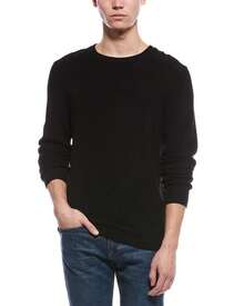 Bruno Magli Merino Wool Crewneck Sweater - 黑色 - 查看 2
