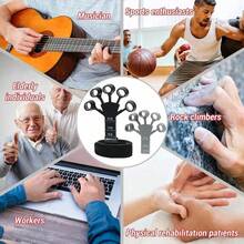 Grip Strength Trainer Wrist Exerciser Strengthener Finger Trainer Used To Exercise Finger Strength, Flexibility - Multicolor - View 3
