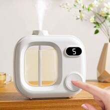 1 Set Smart Aroma Diffuser Kit, Aroma Mist, Essential Oil Diffuser. Essential Oil Set, Home Fragrance Diffuser, Floral Essential Oils, Oil Diffuser, USB Humidifier Aroma Diffuser, Rechargeable Aroma Diffuser, Air Freshener, Home Decor Fragrance. - White - View 4