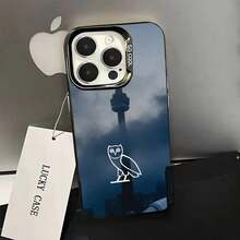 Funda de teléfono D-Drake O-OvO OWL para 17,16,15,14,13,12,11,Pro,Max,Plus, cubierta mate negra a prueba de golpes - z8 - Ver 5