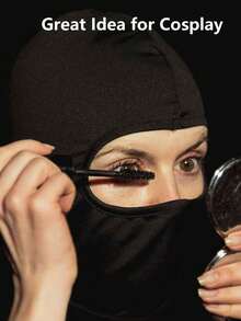 1/3/6/10 szt. Uniseksowa maska kominiarka w jednolitym kolorze, odpowiednia do codziennego użytku, podróży na świeżym powietrzu, pieszych wędrówek, jazdy na nartach, jazdy motocyklem