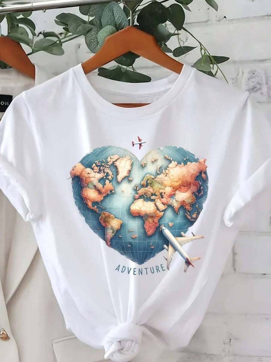Camiseta 100% algodón elegante de manga corta y cuello redondo para mujer con estampado de caballo y murciélago espeluznante - Top casual suave y ajustado para Halloween, ropa casual, fiestas temáticas - Lavable a máquina, comodidad para todas las estaciones, con diseño gráfico