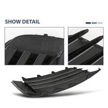 Front Bumper Lower Left & Right Side Grills For A3 S3 2013 2014-2017 1Pair - Black - View 11