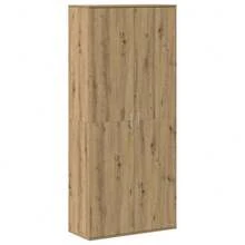 vidaXL Highboard Eiche Handwerklich 80 X 35 X 180 Cm Holzwerkstoff - Giallo - Visualizzare 2