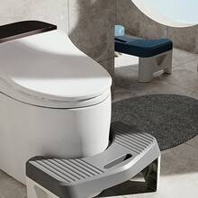 This Ergonomic Toilet Stool Features An Anti-Slip And Thick Design, Specially Made To Provide Support And Convenience For Squatting In The Home Bathroom. It Helps Maintain A Healthier Sitting Posture, Making Using The Toilet More Comfortable, And Its Sturdy Anti-Slip Structure Ensures Reliability.