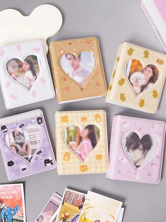 3-Inch Instant Photo Album, Pony Design Card & Photo Storage Album, PVC Material Gifts Birthday Graduation