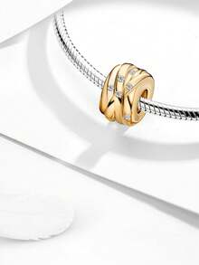 1 Stück modischer, funkelnder herzförmiger Perlenanhänger, geeignet für Frauen Armbänder, Armreifen DIY Schmuckherstellung und tägliche Accessoires, geeignet zum Tragen für Mädchen - Perlen - Übersicht 7