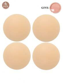 2/4/6pcs Reusable Silicone Nipple Covers, Strapless Invisible Self-Adhesive Breast Petals, Convenient Gift Box, Women Lingerie Accessories To Prevent Nipple Protrusion - Multicolor - View 16