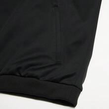 Adidas 保暖内衬多功能休闲半拉链立领卫衣 IM7238 - 黑色 - 查看 4