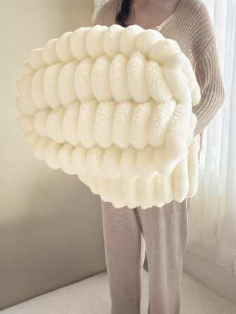 1 st filt, sängkläder, bekväm och varm, hudvänlig och andningsbar, lätt och mjuk, vit, minimalistisk och moderiktig design, lämplig för soffa, sovrum, vardagsrum, komfort runtom, reseessens, tupplursfilt, flera storlekar tillgängliga, maskintvättbar, rumsdekor, vinterdekor