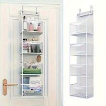 1pc Multi-Compartment Hanging Storage Bag - Organized Pockets For Clothes, Hats, Shoes And Towels. Suitable For Bedroom, Bathroom And Other Rooms. Great Gift For Holidays. - Multicolor - View 6