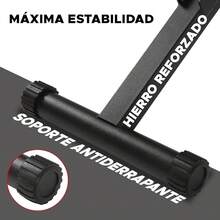 Banca de Pesas Profesional 300 kg – 3 Niveles (Plano, Inclinado, Declinado) + Soporte para Piernas – Estructura de Acero Reforzado, Ideal para Press Banca y Abdominales - Maryland - Ver 9