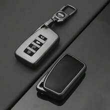 适用于雷克萨斯 NX IS RX ES GX LX LS UX GS 200 260 300 350 NX200 NX300 RX350 ES300 的灰色 TPU 材质汽车钥匙保护套 - 灰色 - 查看 11