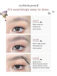 FLORTTE Fortte L Am Super Beauty Eyebrow Pencil & Brow Mascara - 03# Brown - View 7