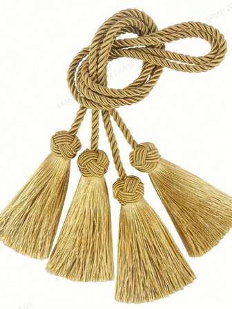 Sujetacortinas decorativos con borlas, adecuados para sala de estar, dormitorio, oficina, decoración del hogar