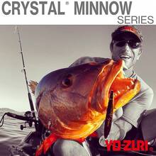Señuelo flotante Yo-Zuri Yo Zuri R Crystal Minnow - Sábalo fantasma sangrante - Ver 3