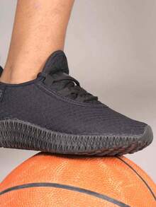 Evoltenn Kids Running Shoes - Black - View 1