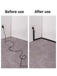 Dây tổ chức cáp tự dính dài 3 mét/118 inch, vỏ bảo vệ cáp PVC với khe cắm dễ dàng - ống cách điện ẩn, thích hợp cho cáp mạng, ngăn ngừa tình trạng dây cáp lộn xộn, có thể sử dụng trên sàn và tường. - Nhiều màu - Xem 6