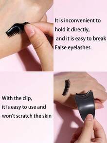 False Eyelash Applicator" "Eyelash Applicator;Convenient Beauty Tool For Effortless Application Of False Eyelashes, Adhesive, And Hair Styling. Simplify Your Beauty Routine With Ease(Black)! Lash Supplies - Black - View 5