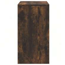 vidaXL Schminktisch mit Hocker, Räuchereiche, 60x40x113,5 cm - Gelb - Übersicht 6