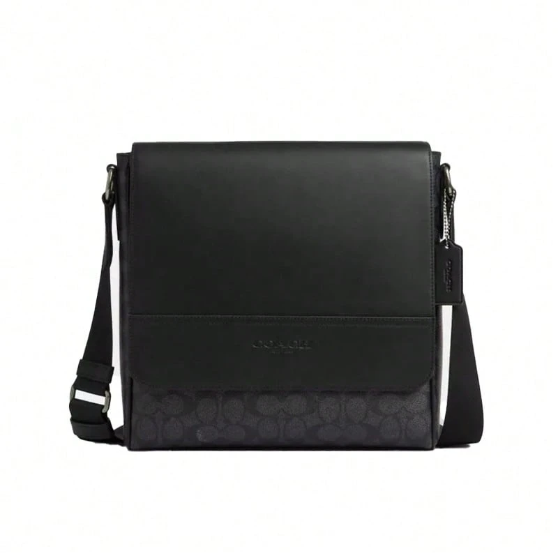Coach Men's Versatile Shoulder/Crossbody Bag CZ399QBMI5 - Charcoal Black/Black CZ399QBMI5 - View 1
