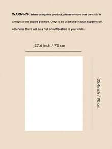 1条卡其色针织彩虹提花婴儿毯，四季皆宜