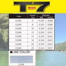 Duelfluorocarbono-línea de Pesca - Claro - Ver 1