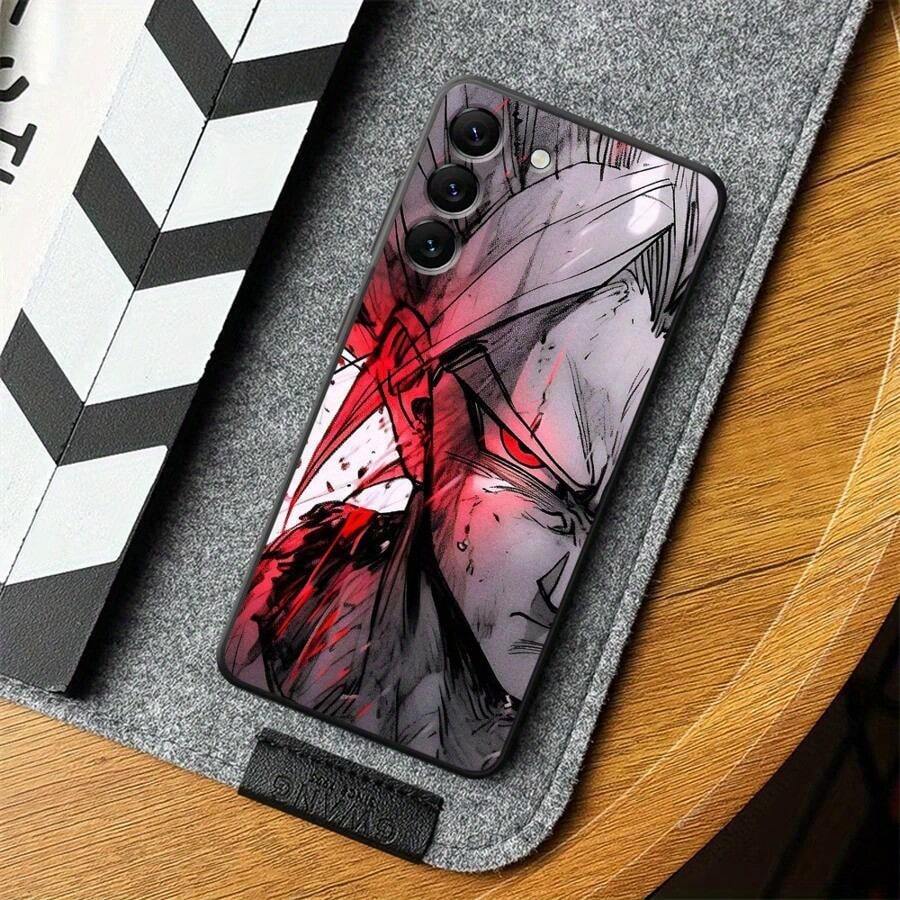 Funda de Teléfono de Anime de Dibujos Animados para Samsung Galaxy A16 A04s A05s A10 A70 A13 A20 A20s A15 A06 A14 A50 A04 A05 A30 A12 A03 Core A02s Estilo Masculino - Mezcla de colores - Ver 1