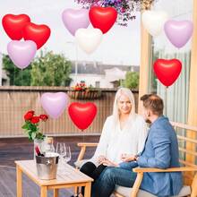 75 piezas/Set Globos de látex con corazones rojos, rosas y blancos, adecuados para el Día de San Valentín, Año Nuevo, ceremonia de apertura de Año Nuevo, Navidad, cumpleaños, boda, Acción de Gracias, Día de la Madre, Día del Padre, aniversario, temporada de graduación, decoración del hogar, fiesta de globos, fondo de fotografía, decoración de naturaleza muerta fotográfica. - Multicolor - Ver 7