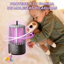 ELE-GATE Lampara Anti mosquitos Eléctrica con Tecnología UV - Multicolor - Ver 6