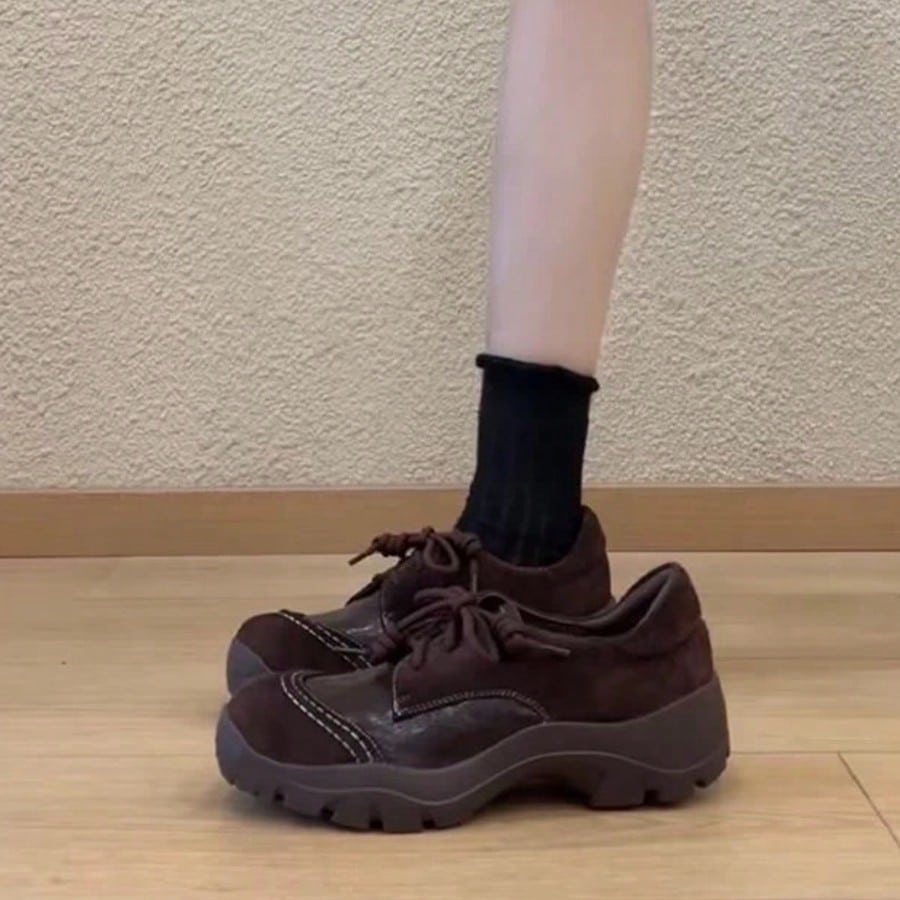Nuevos zapatos de baile de ballet funcionales para mujer, zapatos Mary Jane con suela gruesa, mocasines