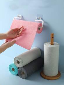 1卷可重复使用的撕取式清洁布，超细纤维清洁湿巾，洗碗布，可水洗且节省空间的设计 - 兼容纸巾架，适用于厨房、浴室、洗碗、多用途，是家庭、办公室和餐厅使用的理想选择 - 是纸巾、洗碗布、可重复使用的纸巾、清洁抹布、清洁用品的经济替代品。