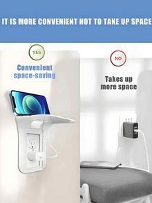 Wall Socket Extender For Live Surge Protectors, C Charging Port - Home And Dormitory Plug Extender