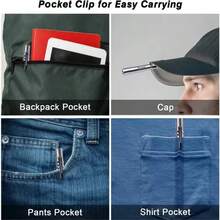 Stainless Steel Doctors Pen Light Portable With Steel Clip LED Mini Torch Water-Proof Yellow/ White Light Nursing Penlight Nurse - Bạc - Xem 5