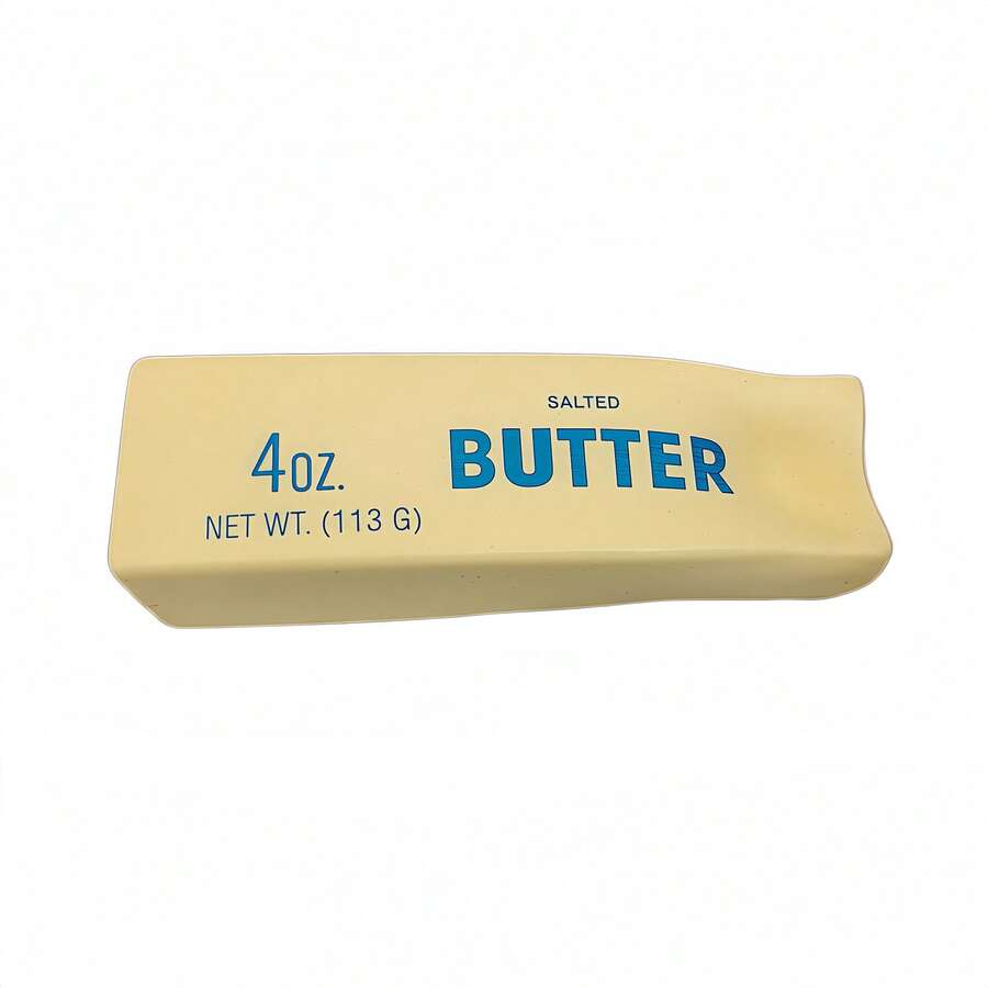 Cream Scented Butter Squishy Toy – Yellow Soft Stress Relief Fidget For Birthday Gifts, Carnival Stocking Stuffers, And Mother's Day Treats - 黃色 - 查看 1