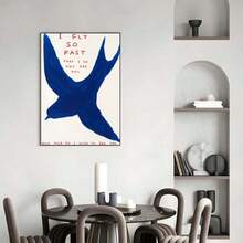 1 Stück ungerahmtes Wandkunstposter, "Ich fliege zu schnell um dich zu sehen" künstlerische Illustration Muster, Musikalbum Cover Leinwandposter, Künstler Merchandise Dekor Poster, geeignet für Flur, Schlafzimmer, Büro, Wohnzimmer/Esszimmer Wanddekoration, Raumdekoration, Wandkunst, Wanddekoration, Badezimmerdekoration - Verschiedenfarbig - Übersicht 10