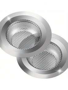 1pc Stainless Steel Kitchen Sink Strainer - 4.5 Inch Wide Rim, Rust-Resistant Food Waste Collector, Easy To Clean, Fits Drain Filter - Multicolor - View 5