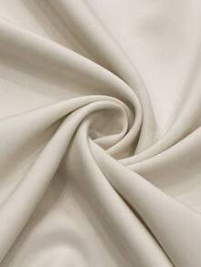 女士优雅V领长袖衬衫，配腰带蝴蝶结，适合商务通勤/办公室/休闲穿着/度假旅行、情人节、新年等场合。 - 杏色 - 查看 4