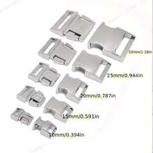1Pc 10-30MM Metal Side Buckle Release Clips For Dog Cat Collar Bag Luggage DIY Sewing - Multicolor - View 4