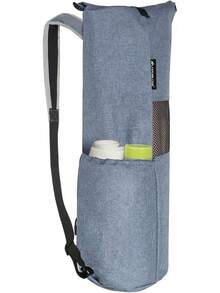 Explora la bolsa de almacenamiento para esterilla de yoga Oxford con ventana de malla transpirable y grandes bolsillos - Azul - Ver 12