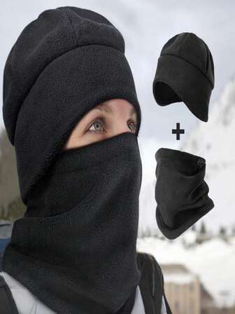 Winter Plush And Warm Hat Shake Fleece Thick Hat For With Ear Protection Hat For Outdoor Cycling Warm Ski Hat Camping Christmas Gift