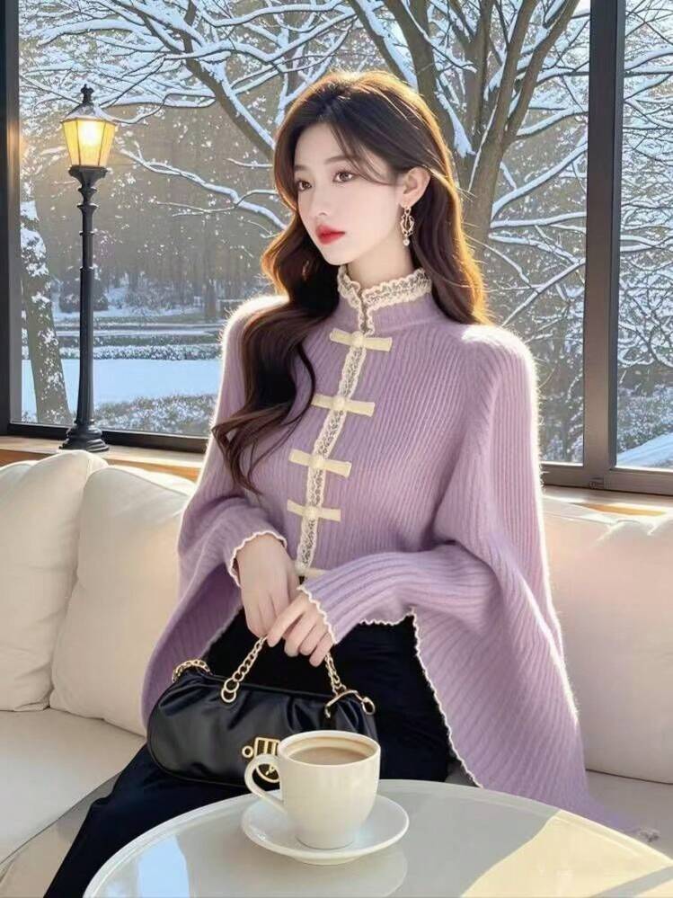 Hanfu Tops - Màu tím nhạt - Xem 3