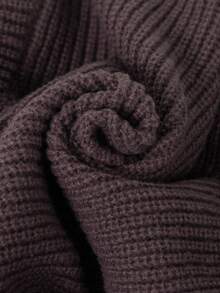 1 chiếc áo len dài tay dày dặn, ấm áp, dáng rộng, thoải mái, đa năng, cá tính dành cho nữ tuổi teen, thích hợp mặc ngoài trời vào mùa thu/đông. - Cà phê nâu - Xem 7