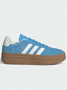 阿迪达斯 (ADIDAS) Adidas VL Court Bold 舒适多功能滑板鞋，女款 VL COURT BOLD 厚底运动休闲滑板鞋，“T-Head 鞋” - 藍色 - 查看 9