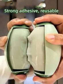 Rodillo de pelusa reutilizable y lavable con caja de almacenamiento, removedor de pelusa manual de alta calidad diseñado para uso doméstico, sin batería requerida - Multicolor - Ver 2