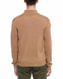 Bruno Magli Plaited 1/4-Zip Merino Wool Mock Neck Sweater - Nhiều màu - Xem 3