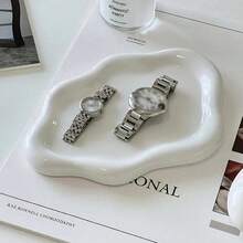 1pc Elegant Cloud-Shaped Tray - Single Layer Luxury Jewelry And Perfume Display Stand, Jewelry Tray, Home Living Room Office Key Storage - Perfect Back-To-School Gift - Multicolor - View 6